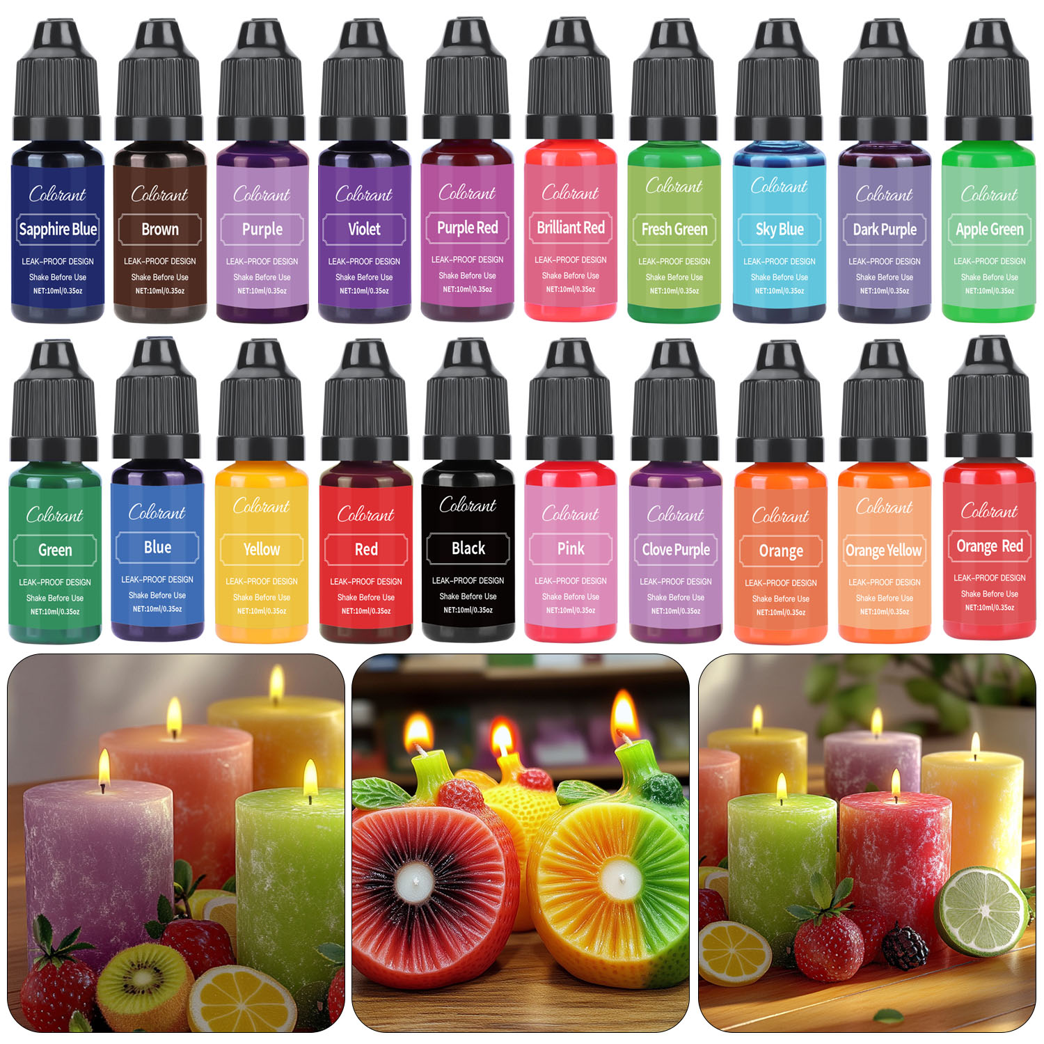 Soap Making Ingredients - Жидкая свечная краска для изготовления свечей