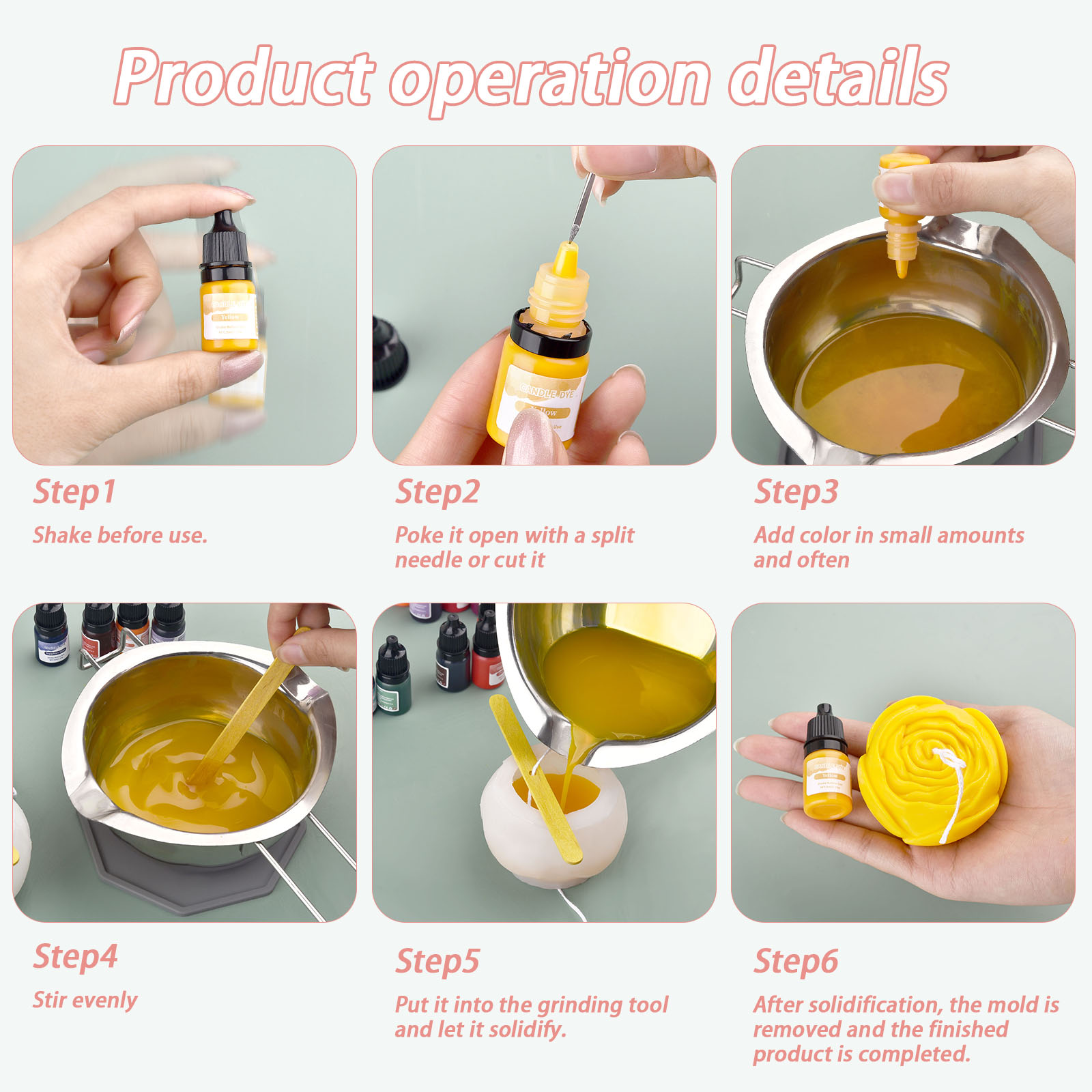 5 мл/бутылка, воск для свечей, – обзор и цена Soap Making Ingredients