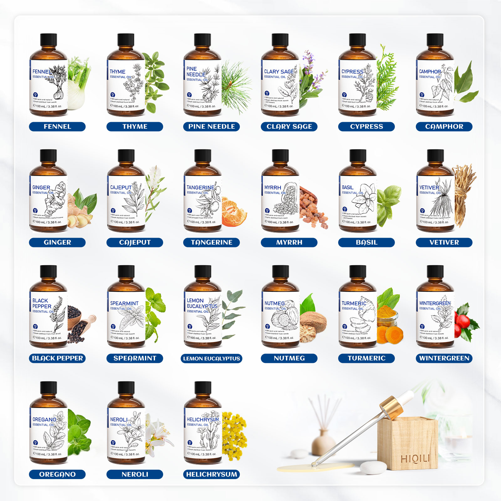 HIQILI 100% натуральное эфирно – обзор и цена Soap Making Ingredients