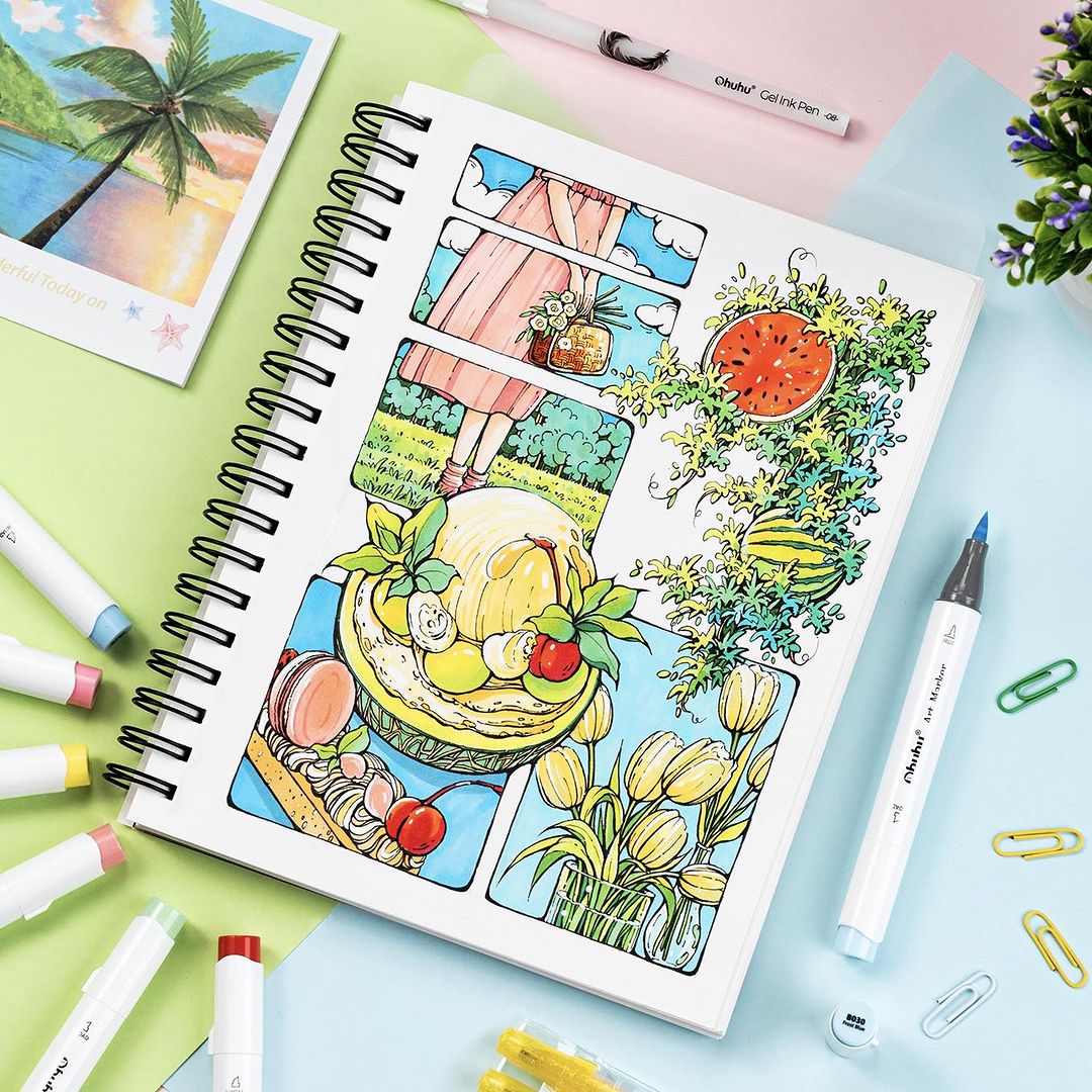 Набор маркеров Ohuhu Honolulu, – обзор и цена Copic Marker Sketch